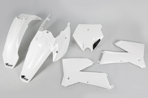 Kit Plastiche bianco per Ktm SX 250 - SX 125 - SX-F 450 - SX 200 - SX-F 250 - MXC 300 US - MXC 450 US - MXC 525 US Kit Plastiche bianco per Ktm SX 250 - SX 125 - SX-F 450 - SX 200 - SX-F 250 - MXC 300 US - MXC 450 US - MXC 525 US